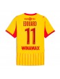 Billige RC Lens Odsonne Edouard #11 Hjemmedrakt 2025-26 Kortermet